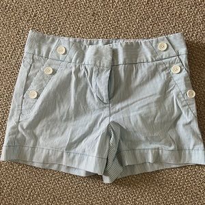 Loft Striped Sailor Shorts, Size 4